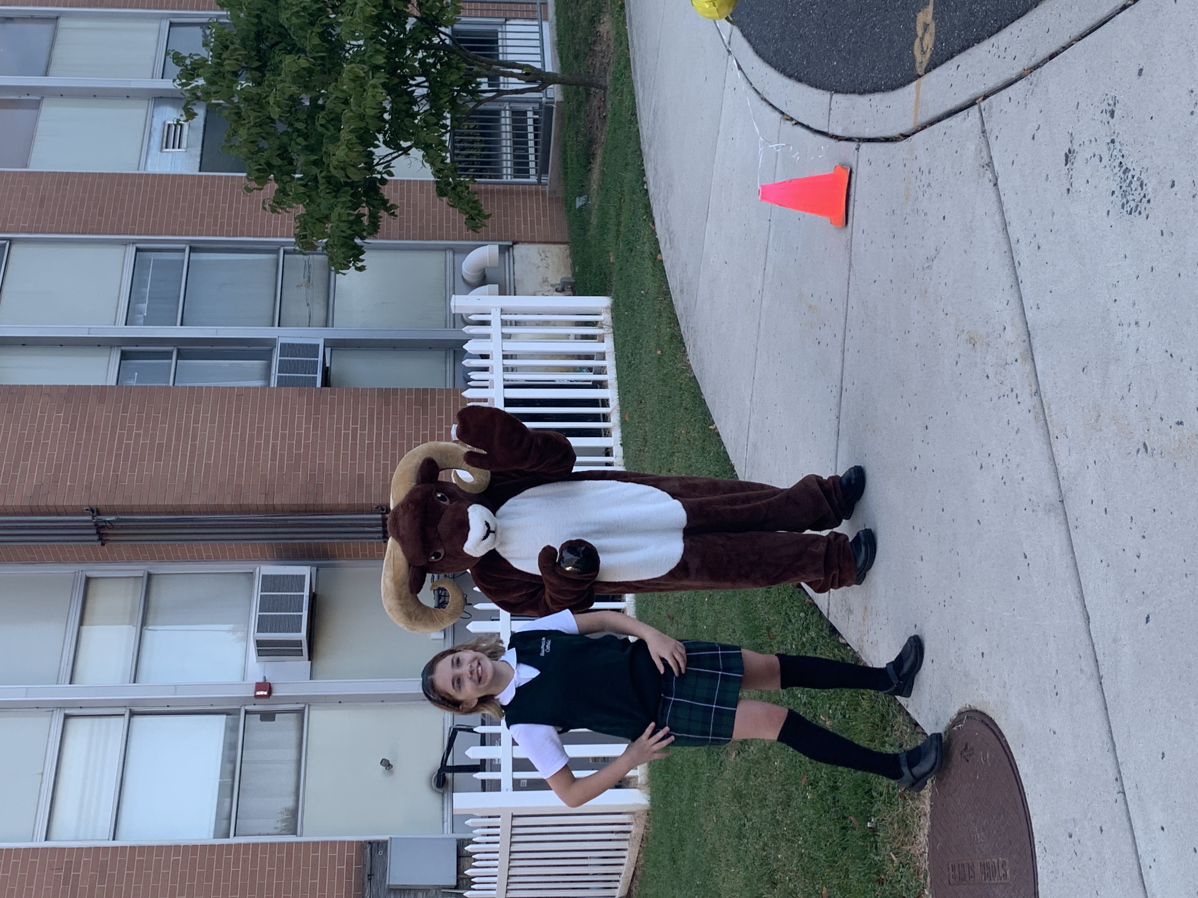 Middle school students learning